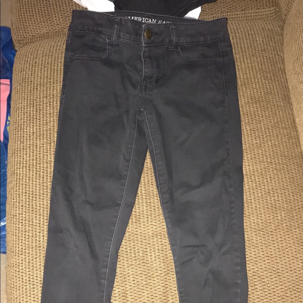 Black, american eagle skinny jeans